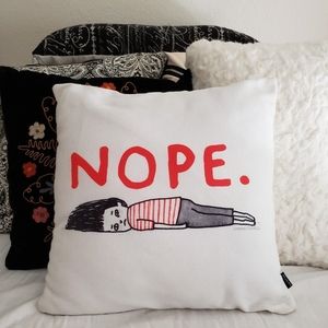 Nope pillow